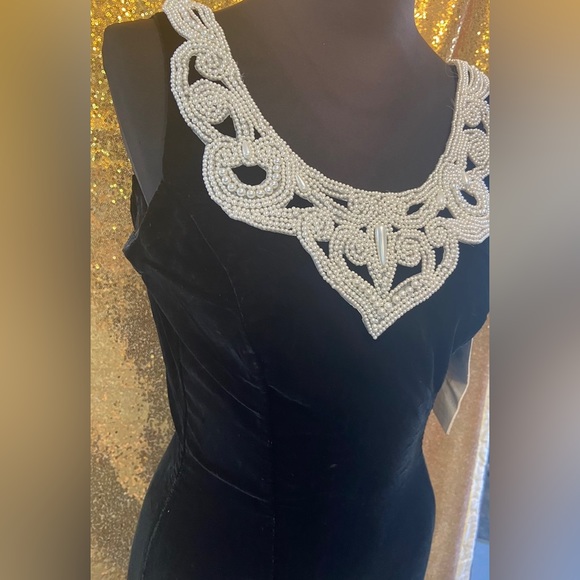🖤Jessica McClintock Gunne Sax- Pearl Embellished Dress🖤 - Picture 3 of 6